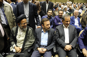 مراسم ترحیم پدر وحید حقانیان