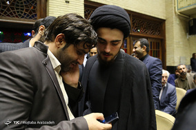 مراسم ترحیم پدر وحید حقانیان