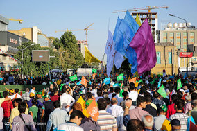 گلباران حرم مطهر امام رضا (ع)