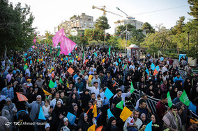 گلباران حرم مطهر امام رضا (ع)