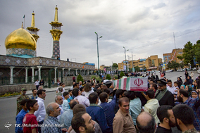استقبال از دو شهید گمنام عملیات رمضان با حضور کاروان زیر سایه خورشید