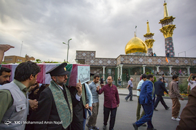 استقبال از دو شهید گمنام عملیات رمضان با حضور کاروان زیر سایه خورشید