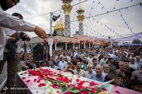 استقبال از دو شهید گمنام عملیات رمضان با حضور کاروان زیر سایه خورشید