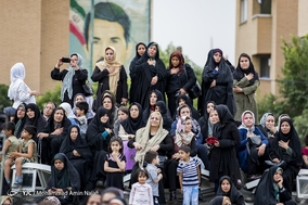 استقبال از دو شهید گمنام عملیات رمضان با حضور کاروان زیر سایه خورشید