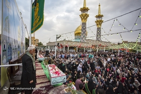 استقبال از دو شهید گمنام عملیات رمضان با حضور کاروان زیر سایه خورشید