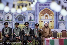 استقبال از دو شهید گمنام عملیات رمضان با حضور کاروان زیر سایه خورشید