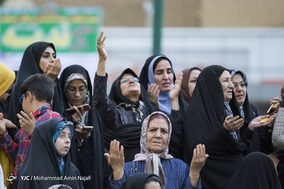 استقبال از دو شهید گمنام عملیات رمضان با حضور کاروان زیر سایه خورشید