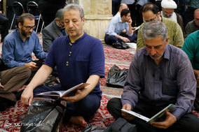 مراسم ترحیم والده حمیدرضا مقدم فر مشاور فرمانده کل سپاه پاسداران انقلاب اسلامی