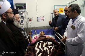 عیادت نمایندگان رهبر انقلاب از مجروحان حادثه تروریستی اهواز
