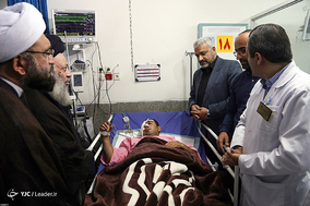 عیادت نمایندگان رهبر انقلاب از مجروحان حادثه تروریستی اهواز