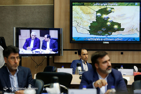 جلسه شورای مدیریت بحران شهر تهران