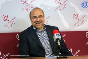 حضور محمدباقر قالیباف در باشگاه خبرنگاران جوان