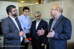 حضور محمدباقر قالیباف در باشگاه خبرنگاران جوان