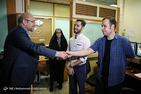 حضور محمدباقر قالیباف در باشگاه خبرنگاران جوان