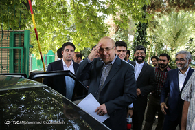 حضور محمدباقر قالیباف در باشگاه خبرنگاران جوان