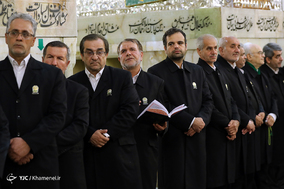 غبارروبی مضجع مطهر حضرت امام رضا (علیه‌السلام) با حضور رهبر معظم انقلاب