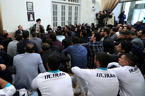 دیدارمدال آوران بازی‌های آسیایی اندونزی بارهبرمعظم انقلاب