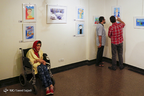اولین نمایشگاه گروهی نقاشی توان‌خواهان ذهنی