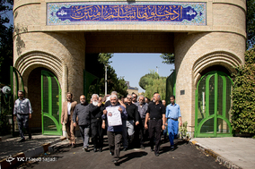 مراسم تشییع پیکر محمد عبادی دوبلور پیشکسوت