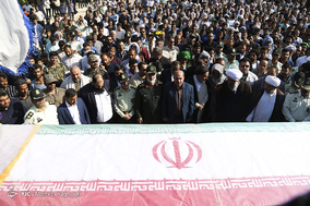 تشییع پیکر شهید مدافع نظم و امنیت عادل الهایی بچایی
