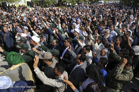 تشییع پیکر شهید مدافع نظم و امنیت عادل الهایی بچایی