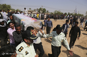 تشییع پیکر شهید مدافع نظم و امنیت عادل الهایی بچایی