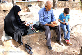 مراسم دعای عرفه در تپه نورالشهدا شیراز
