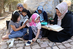مراسم دعای عرفه در تپه نورالشهدا شیراز