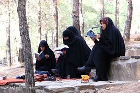 مراسم دعای عرفه در تپه نورالشهدا شیراز