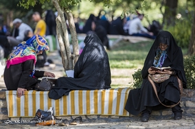 مراسم دعای عرفه در جوار مزار شهدای همدان