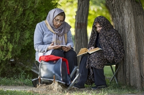 مراسم دعای عرفه در جوار مزار شهدای همدان