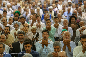 نماز عید قربان در حرم حضرت معصومه (س)