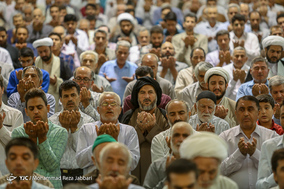 نماز عید قربان در حرم حضرت معصومه (س)