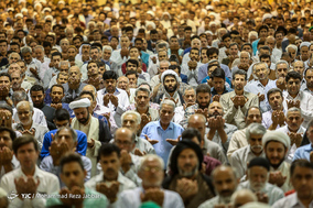 نماز عید قربان در حرم حضرت معصومه (س)