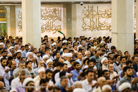 نماز عید قربان در حرم حضرت معصومه (س)