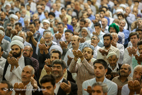 نماز عید قربان در حرم حضرت معصومه (س)
