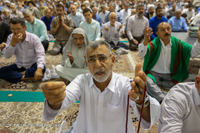 نماز عید قربان در حرم حضرت معصومه (س)