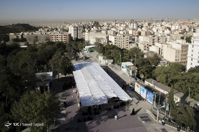 نماز عید قربان در آستان مقدس امام زادگان پنج تن لویزان