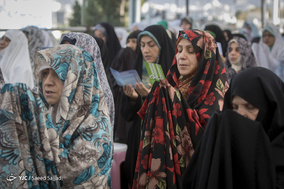 نماز عید قربان در آستان مقدس امام زادگان پنج تن لویزان