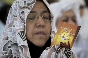 نماز عید قربان در آستان مقدس امام زادگان پنج تن لویزان