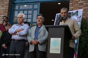 مراسم تشییع مرحوم صادق صدوقی در خانه هنرمندان