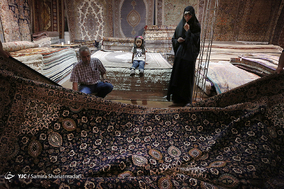 افتتاحیه بیست و هفتمین نمایشگاه فرش دستباف ایران