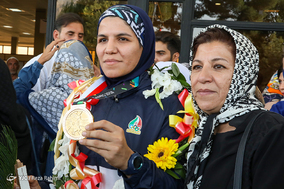مراسم استقبال از قهرمانان کبدی کار کرمانشاهی