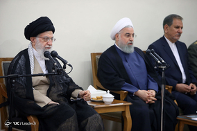 دیدار رئیس‌جمهور و اعضای هیأت دولت با رهبر معظم انقلاب
