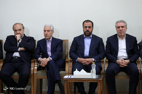 دیدار رئیس‌جمهور و اعضای هیأت دولت با رهبر معظم انقلاب