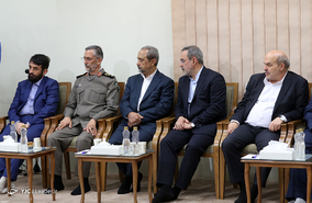 دیدار رئیس‌جمهور و اعضای هیأت دولت با رهبر معظم انقلاب
