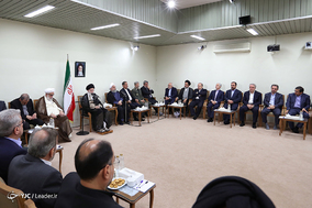 دیدار رئیس‌جمهور و اعضای هیأت دولت با رهبر معظم انقلاب