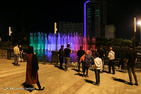 افتتاح آبنماي موزيكال منطقه گردشگری عباس آباد
