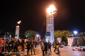 افتتاح آبنماي موزيكال منطقه گردشگری عباس آباد