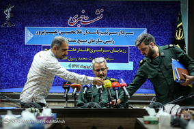 نشست خبری رئیس سازمان بسیج مستضعفین